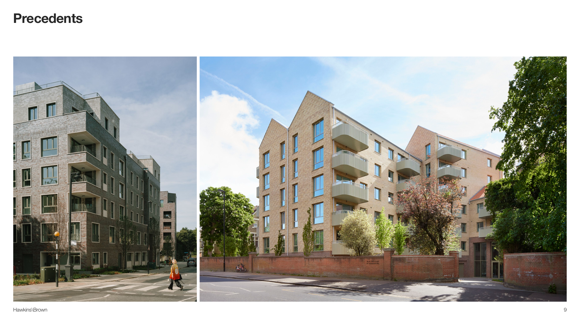 Balham architectural design precedents